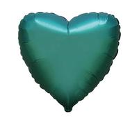 Foil balloon 46cm Heart satin green
