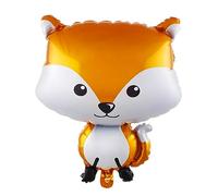 Foil Balloon Autumn Fox Design, Approx. 68 x 49 cm - Decorative Party Balloon for Autumn Parties, Children's Birthdays, Baby Showers, Seasonal Events, Balloon Decoration, Autumn Room Decoration
