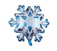 Foil Balloon Christmas Snowflake Ice Star Approx. 73 x 73 cm Large XL Winter Christmas Tree Star Helium Foil Balloon Christmas Party Decoration Kopper-24 Decoration