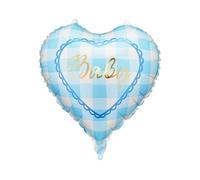 Foil Balloon Heart Baby Light Blue - FB347