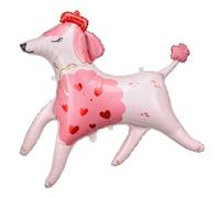 Foil Balloon Poodle Gift Party Decoration Helium Balloon Valentine's Day Party Gift Romantic Decoration