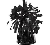 Foil Balloon Weight, Black, 7 cm Height, 130 g Weight, Pack of 4