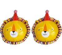 Foil Balloons Animals, Balloon Decorations, 2 Pieces Lion Foil Balloon Birthday, Animal Head Balloons, Lion Balloons Animals, Helium Balloon Animals, XXL Foil Balloon Animals Birthday, Animals Theme
