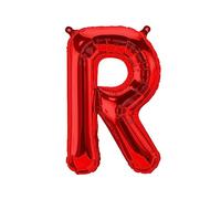 Foil Balloons Letters Red - 40/80/100 cm for Birthday Wedding Party Decoration Happy Birthday JGA Gift Balloon Graduation Giant Balloon ABI Large XXL Small Black Boys (40 cm - R)