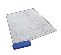 Foil Camping Mat, 200x200cm Camping Roll Mat Foam Camping Sleeping Mat, Aluminium Foil Insulation Tent Mat, Foldable Double-Sided Insulating Thermal Waterproof Ground Mat Outdoor Camping Hiking Picnic