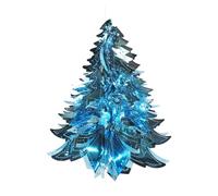 Foil Ceiling Decorations Christmas 2 Tone - 30cm Tree Design Foil Christmas Decoration (Ice Blue 5375)