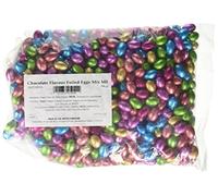 Foil Chocolate Mini Eggs 3KG - Approx 600 Mixed Colour Chocolate Eggs - Bulk Easter Hunt Treats - For Easter Parties & Celebrations
