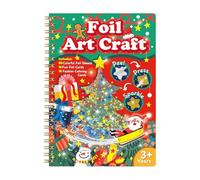 Foil Craft Activity Art Kit Fun Foil Art for Kids Adults Magnet Foam Paint by Sticker Peel and Press Foul Fun Christmas Craft Kits Card Making Kit Travel Toys, for Girls & Boys