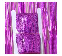 Foil Curtain Decorations 4/2/1Pack Gold Foil Curtain Fringe Pink For Backdrop Party Back Drop Photo Booth Wedding Graduations Birthday Event(Rose Red,4 pack)