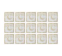 Foil Design Square Paper Napkins, Luxury Party Super Absorbent Napkins for Family Dinner, Gold