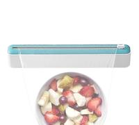 Foil Dispenser With Sliding Cutter | Aluminum Foil Cutter For Food Packaging | Manual Cutting Box For Sticky Film And Aluminum Foil In The Kitchen Storage Of Food Fruits And Snacks