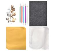 Foil Embossing Kit - Metal Aluminum DIY Art Tools Set | Crafting Tools for Painting, Engraving, Embossed Designs, Classroom Projects, Home Decor, Greeting Cards