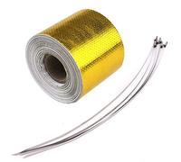 Foil Heat Shield Tape Car Intake Intercooler Pipe Reflective Insulation Automobile Motorcycle Refit