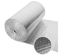 Foil Insulation Roll 1m x 10m, Energy Saving DIY Bubble Foil Sheet, 3 in 1 Thermal Insulation Reflective Radiant Barrier & Vapour Barrier - Multi Purpose for Home & Auto