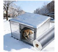 Foil Insulation Roll,Double Aluminium Bubble Loft,Multi-Purpose Protector,Waterproof Waterproof,Various Size for Use in Walls,Floors,Roofs,Garage,Kennel,3.5 Mm Thick (1×15m,TYP-1)