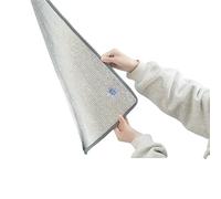 Foil Insulation Roll Double-Sided Aluminium Foil Glass Window Sunshade Heat Insulation Film Home Car Easy Installation(50cmx50cm)