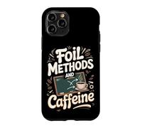 FOIL Methods and Caffeine Algebra Teacher Case for iPhone 11 Pro