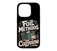 FOIL Methods and Caffeine Algebra Teacher Case for iPhone 14 Pro