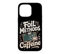 FOIL Methods and Caffeine Algebra Teacher Case for iPhone 14 Pro Max