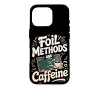 FOIL Methods and Caffeine Algebra Teacher Case for iPhone 16 Pro