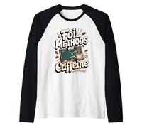 FOIL Methods and Caffeine Algebra Teacher Raglan Baseball Tee