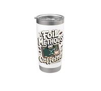 FOIL Methods and Caffeine Algebra Teacher Stainless Steel Insulated Tumbler