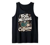 FOIL Methods and Caffeine Algebra Teacher Tank Top
