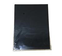 Foil Paper 50Pcs Hot Stamping Foil Paper Laminator Laminating Transfer On Elegance Laser Printer Craft 20x29cm A4(Black)
