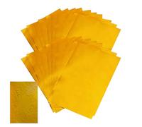 Foil Paper for Crafts | Embossing Gold Paper - 11.8x7.8 Inches Craft Foil Sheets | for Engraving Mounting Projects Card Making Scrapbooking Home Decor Painting
