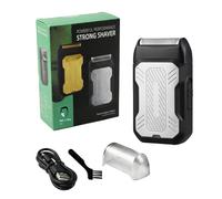 Foil Shaver with Pop Up Trimmer,Electric Razor for Men,Mini Shavers for Men Waterproof,Beard Trimmer for Men,Travel Razors Trimmer Wet & Dry (Silver)