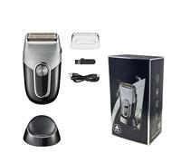 Foil Shavers for Men, Electric Razors for Close Shaving Face with High Speed 3 Floating Blade Heads, Fast Rechargeable Foil Shaver Waterproof Wet Dry Travel Locked/Led Display