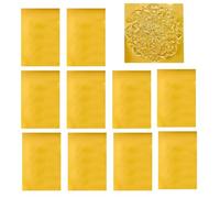 Foil Sheets for Crafts | 10 Pieces Gold Foil Gilding Sheets | Gilding Craft Decoration - For Flowers, Nail Painting, Wedding, Home, School, Classroom, Girls,