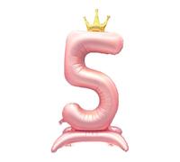 Foil Standing Balloon 5 Helium Foil Balloon Numbers Balloon XXL Foil Pink Balloon 5th Birthday 106 cm / 42 Inch