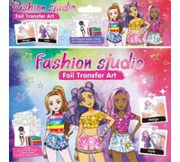 Foil Transfer Art, Fashion Studio Foil Fun, No Mess Art for Kids, DIY Creative Activity, Gifts for Girls and Boys Ages 6,7,8,9,10 Travel Toys