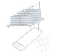 Foil Transfer Wallet Box | 16 Pieces Portable 3D Printed Organizer, Transparent Box for Nail Transfer Films, for Manicure Salon Home Wedding Spa Beautician Festivals, transparent, Please refer to the