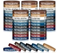 Foilswirl 50 Pcs Tetelestai Bracelet Bulk Christian Cross Bible Verse Rubber Silicone Wristband Gifts for Men and Women Religious Faith Jesus Bracelets for Halloween Christmas Easter Party
