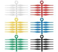 Foilswirl 6 Set (10 Pcs/Set) Mixed Colors 2ba Electronic Dart Tips Points Plastic Dart Tips - Universal Plastic Soft Tip Points