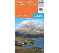 Foinaven, Arkle, Kylesku & Scourie Map | Handa Island | Ordnance Survey | OS Explorer Map 445 | Scotland | Walks | Hiking | Maps | Adventure