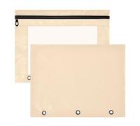 Foiosoh Binder Adorable 3 Hole Punch for A4 Paper Letter 2 Pack Students Storing School Students Teacher Supplies Tender Yellow