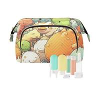 Foiosoh Cute Dinosaurs Funny Pattern Makeup Bags Lightweight Makeup Travel Bag Women's Coin Purse Wallet for Large Cosmetic, Cute Dinosaurs funny pattern, One Size, Cartoon