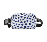 Foiosoh Ink Blue Dots Fashionable Crossbody Bag Waist Bags for Men Women Multifunction Waist Bag Belt with Adjustable Strap for Travel Gym Work, Ink Blue Dots, 1 Size, Ink Blue Dots, 1 size