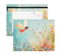 Foiosoh Pencil Box Multi-Purpose 3 Hole Punch for A4 Paper Letter 2 Pack Teacher Classroom Supplies Little Elves and Wonderland