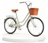 Foirtoevu Women's bicycles and adult bicycles are equipped with front and rear brakes, making them easy and flexible to ride. They are available in a variety of colors.