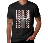 fois Timothée Chalamet Statistics T-Shirt Funny t Shirt Quick Drying t-Shirt Blouse cat Shirts Short Sleeve tee Men Size L Black