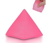 Foixaxy Pyramid Squishy Toy Mystical Triangle Slow-Rise (PINK)