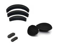 FOK Oval Synthetic Fibre Hair Volumizer, Banana Bumpits and Tic Tac Clip Base Hair Puff Maker Set (Black) Combo Pack of 7