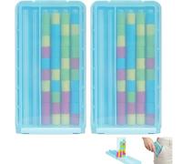 Fokayo Mini Color Stack Challenge - Portable Brain Teaser Travel Game with 40 Color Rings, Compact Stack and Sort Colors Ring Challenge, Perfect Fun Gift for Focus and Logic Training (2pcs)