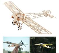 Fokker E.3 Slow Flyer model aircraft kit, scale 1:20, 450 mm wingspan, RC model aircraft kit, model aircraft to build yourself, laser-cut balsa wood components, 450 x 300 x 91 mm, 40 g RTF