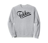 Fokker WW1 WW2 German Dutch Aircraft Company Logo Sweatshirt