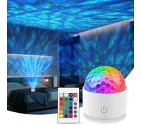 Fokky Night Lights, Sensory Lights with Remote Control,16 Colors+7 Brightness Galaxy Projector, Light Projector with 4 Dynamic Light Transitions for Party & Kids Bedroom